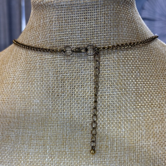 Bohemian Multi-Strand Necklace with Red, Orange and Brown Beads - Picture 4 of 4